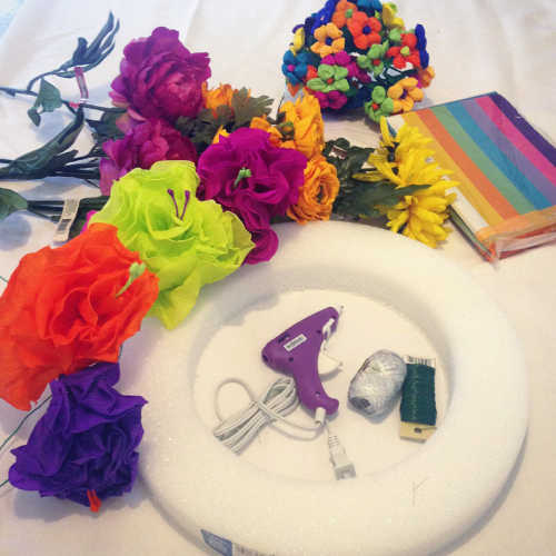 How-To: DIY Fiesta Wreath Materials You Will Need